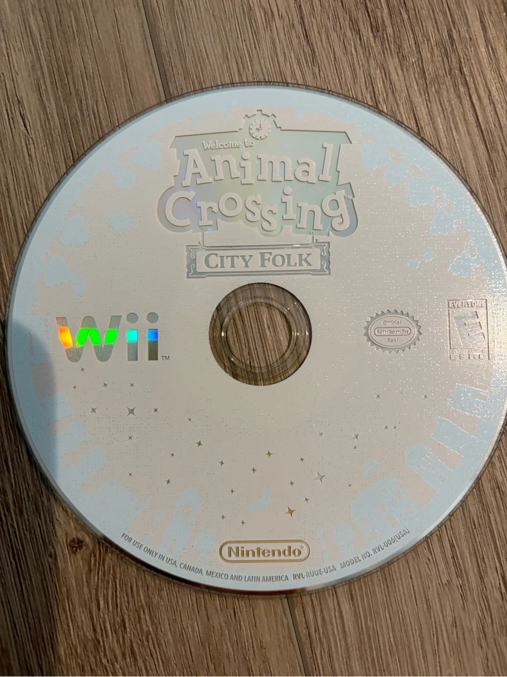 Wii Game Discs Animal Crossing City Folk and Lego Harry Potter